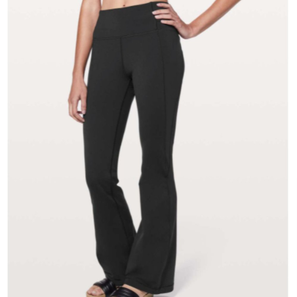 Lululemon Groove Flared Leggings in Black Size 4 Tall